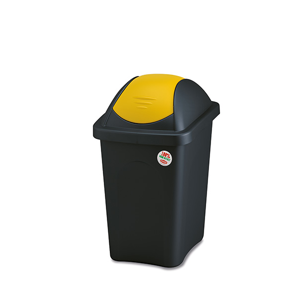 Kleiner Abfalleimer mit Schwingdeckel "Multipat"