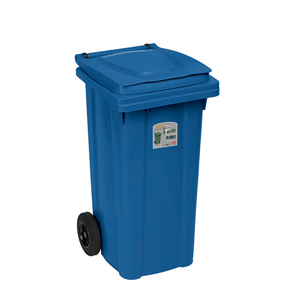 Bidone carrellato 120 lt