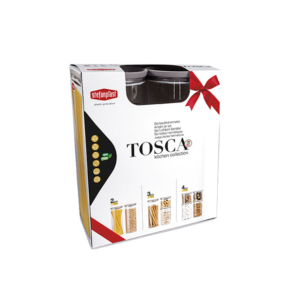 3-teiliges Set Rundbehälter Tosca 