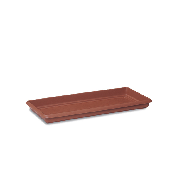 Rechteckiger Blumenkasten-Untersetzer Maxi 80 cm