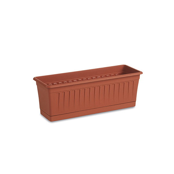 Blumenkasten Venezia mit Blumenkasten-Untersetzter 50 cm