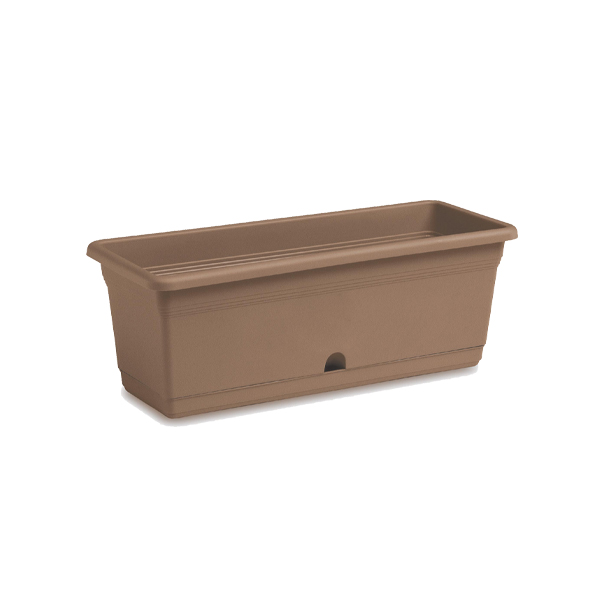 Portofino flower box cm 40 with self-watering system