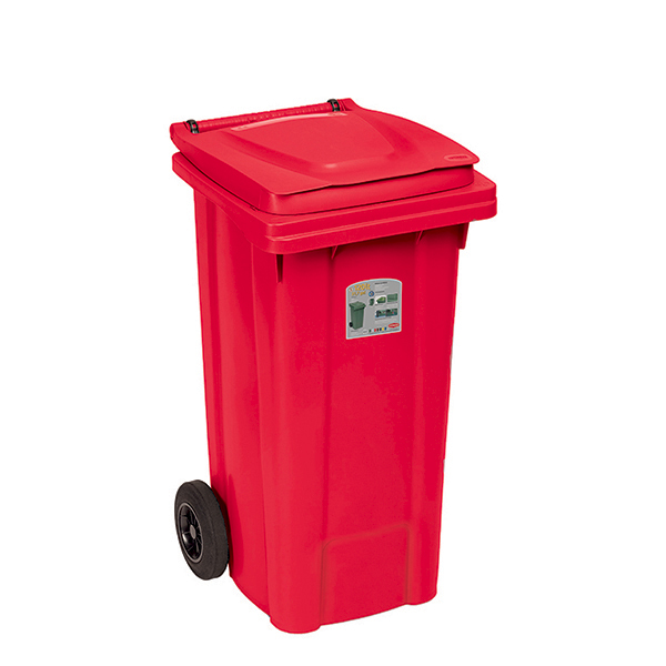 Bidone carrellato 120 lt