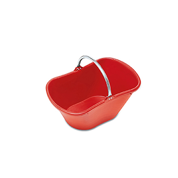 Cesta ovalada 25 l con asa de metal