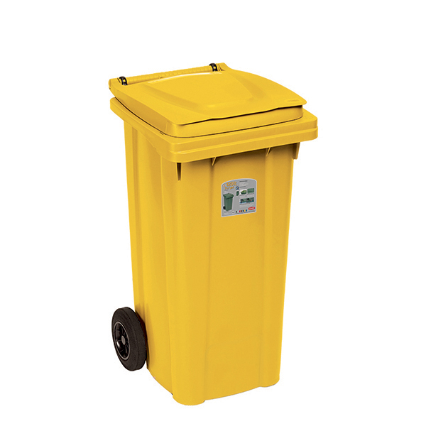 Bidone carrellato 120 lt