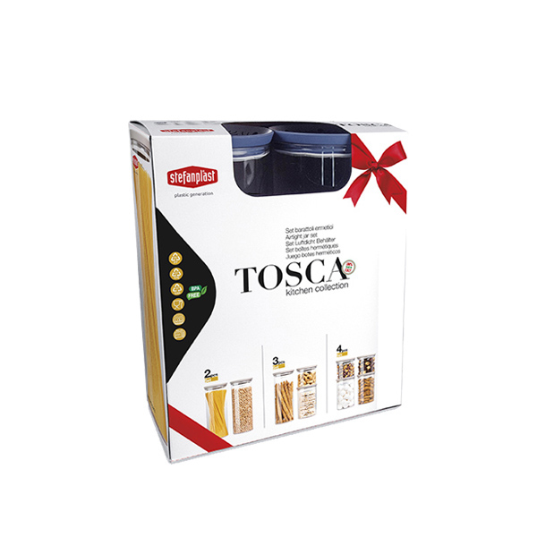 3-teiliges Set Rundbehälter Tosca 