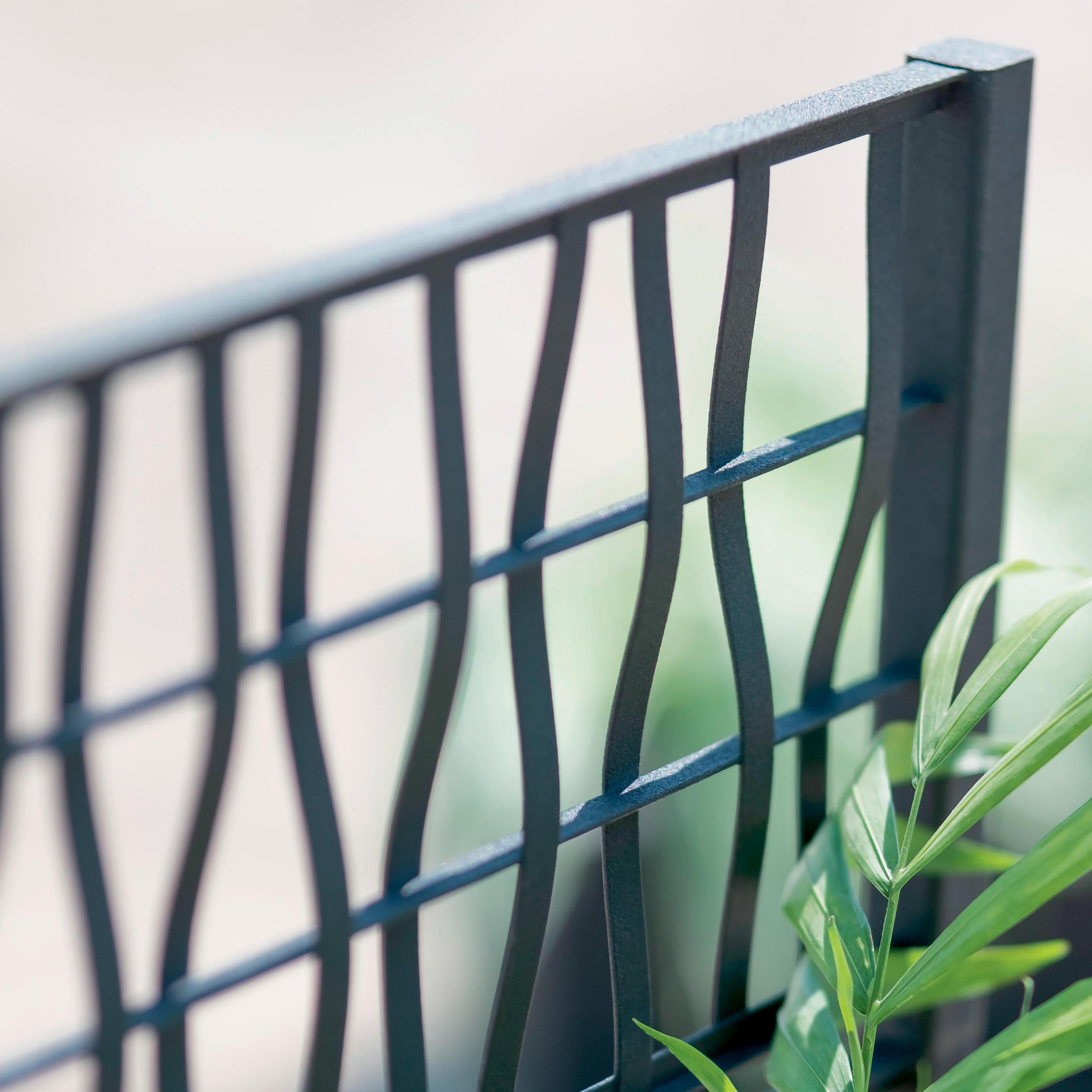 Jardinera Ethica rectangular con soporte